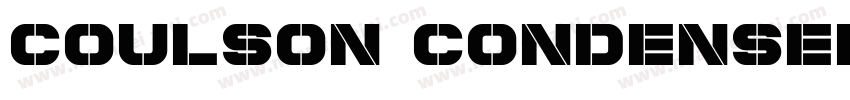 Coulson Condensed I字体转换